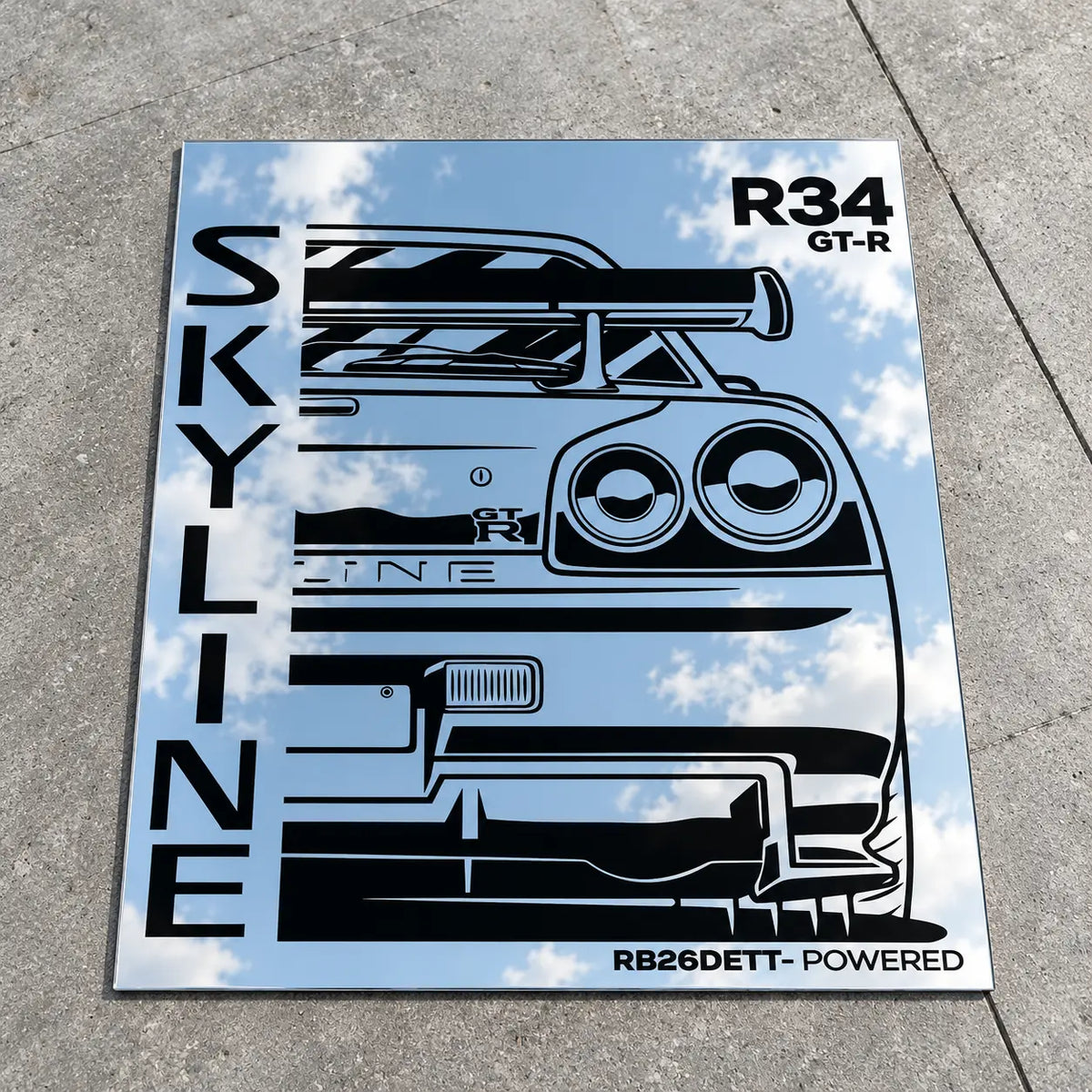 NISSAN GTR 24 MIRROR