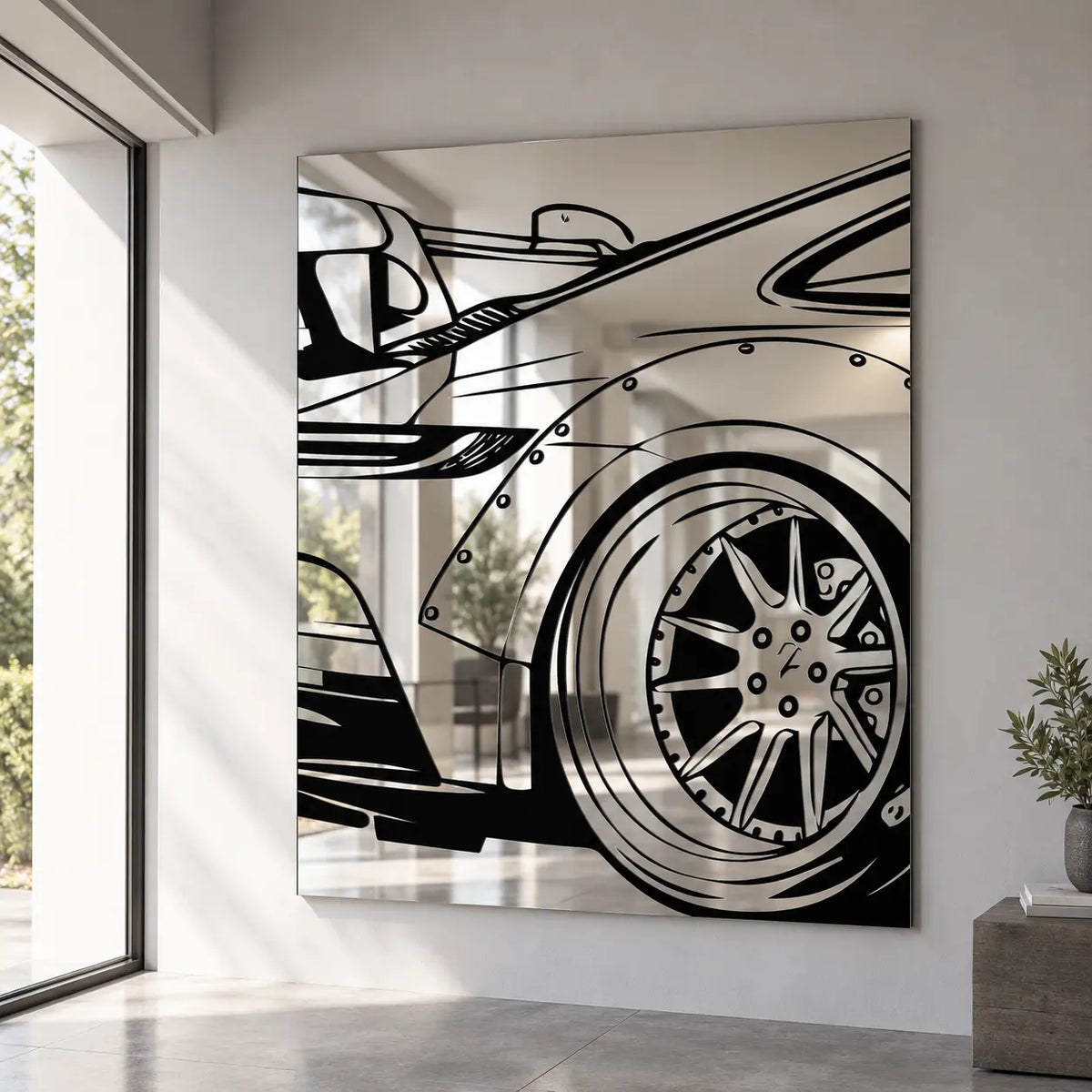 PORSCHE VINTAGE MIRROR