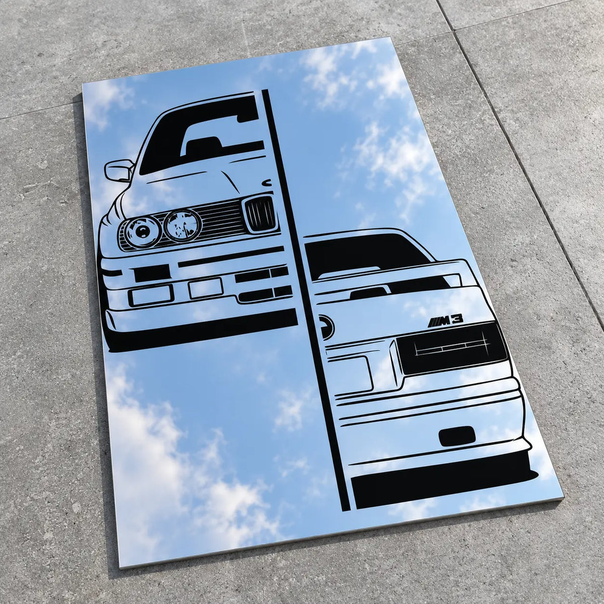 BMW M3 VINTAGE MIRROR