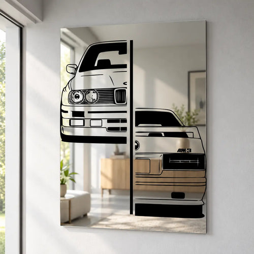 BMW M3 VINTAGE MIRROR