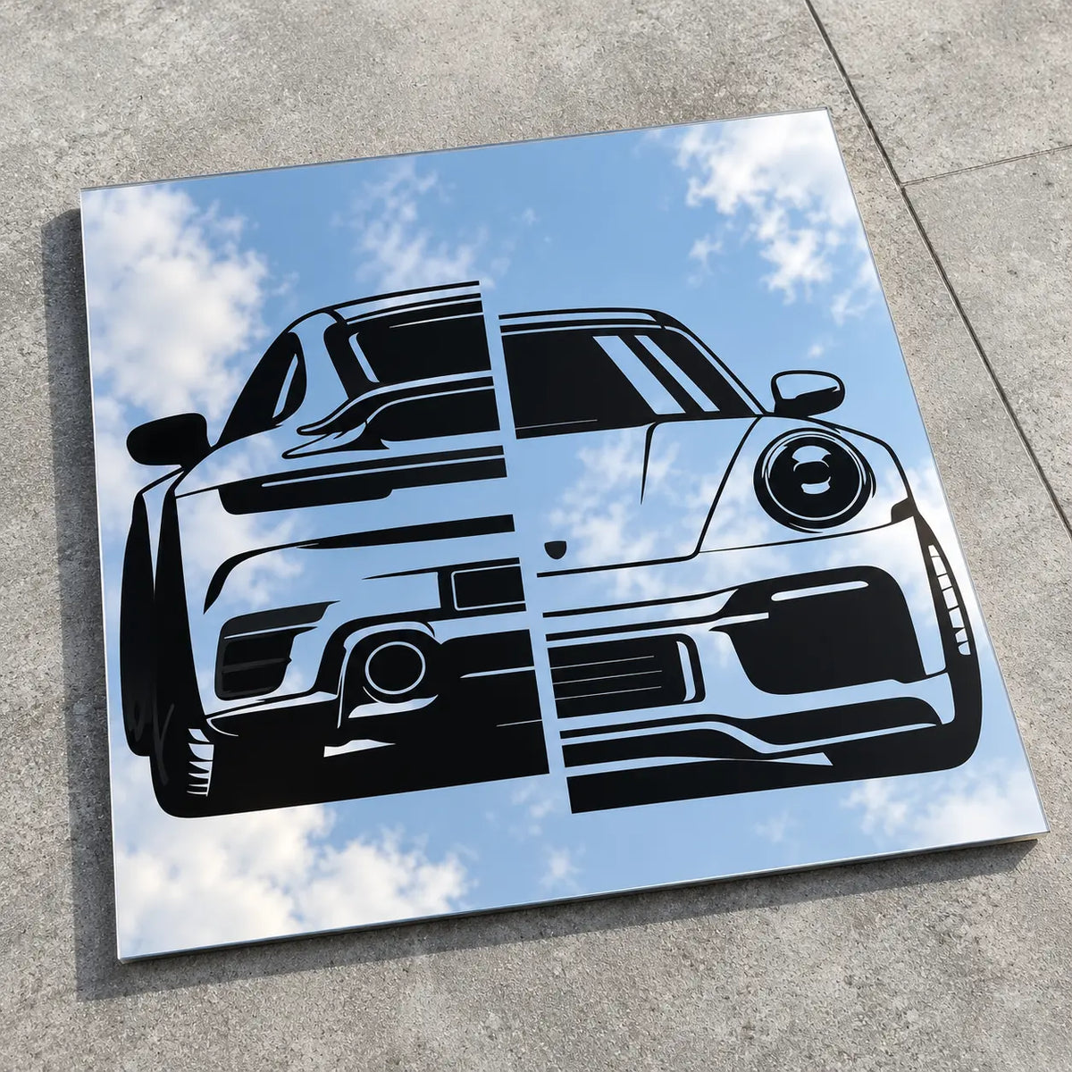 PORSCHE VINTAGE MIRROR