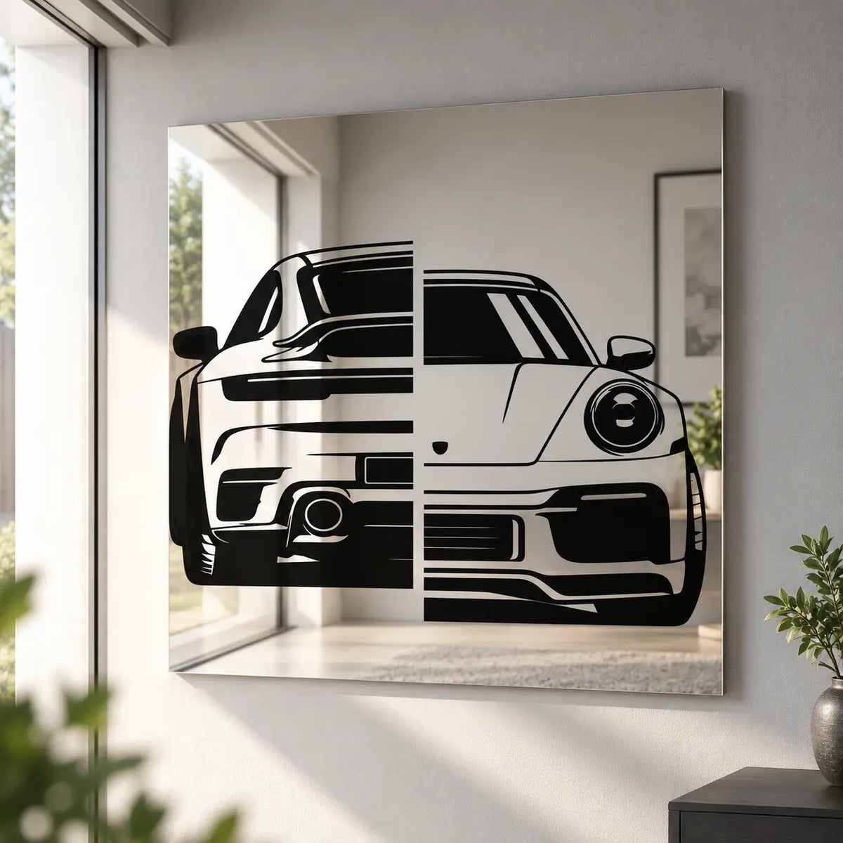 PORSCHE VINTAGE MIRROR