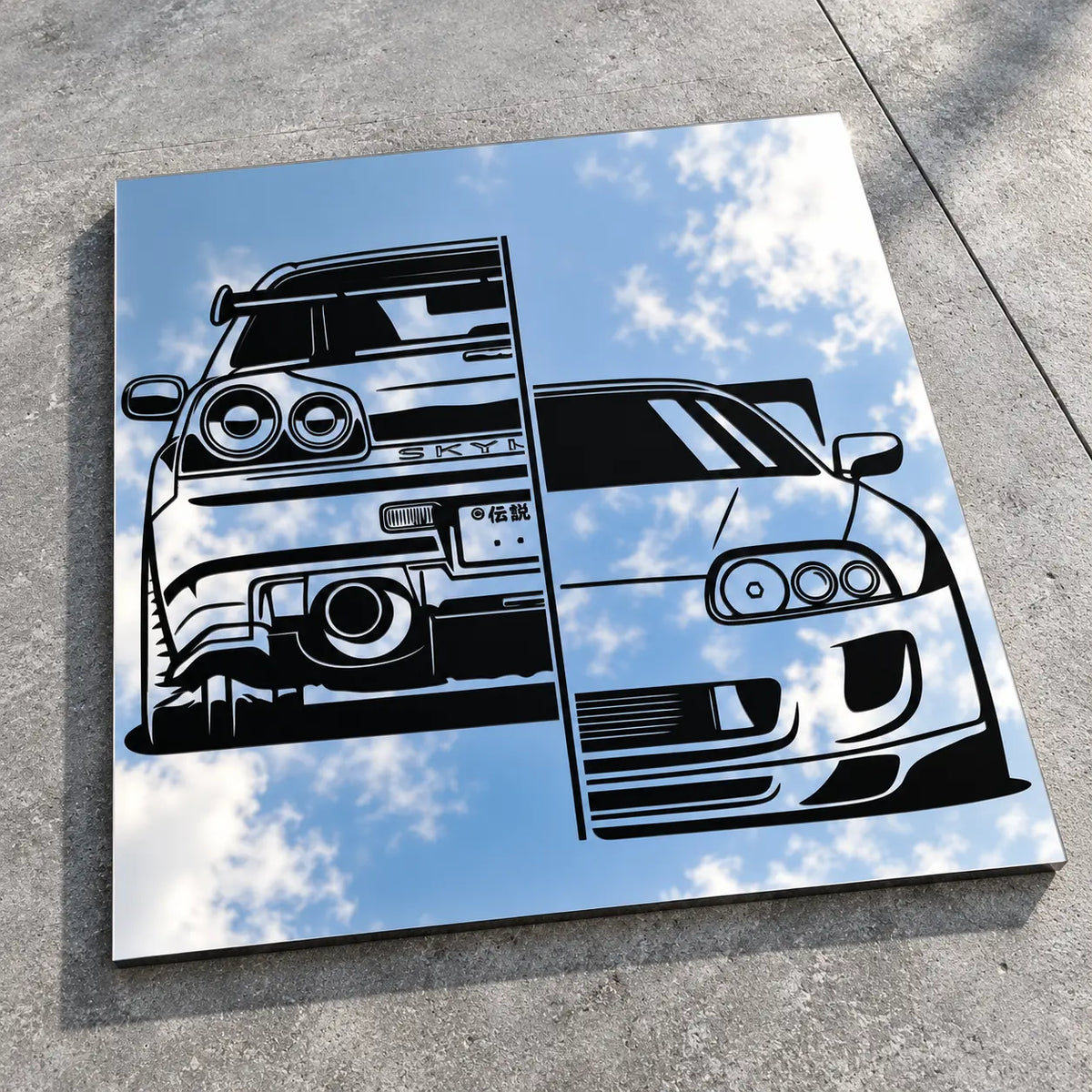 SKYLINE VINTAGE MIRROR