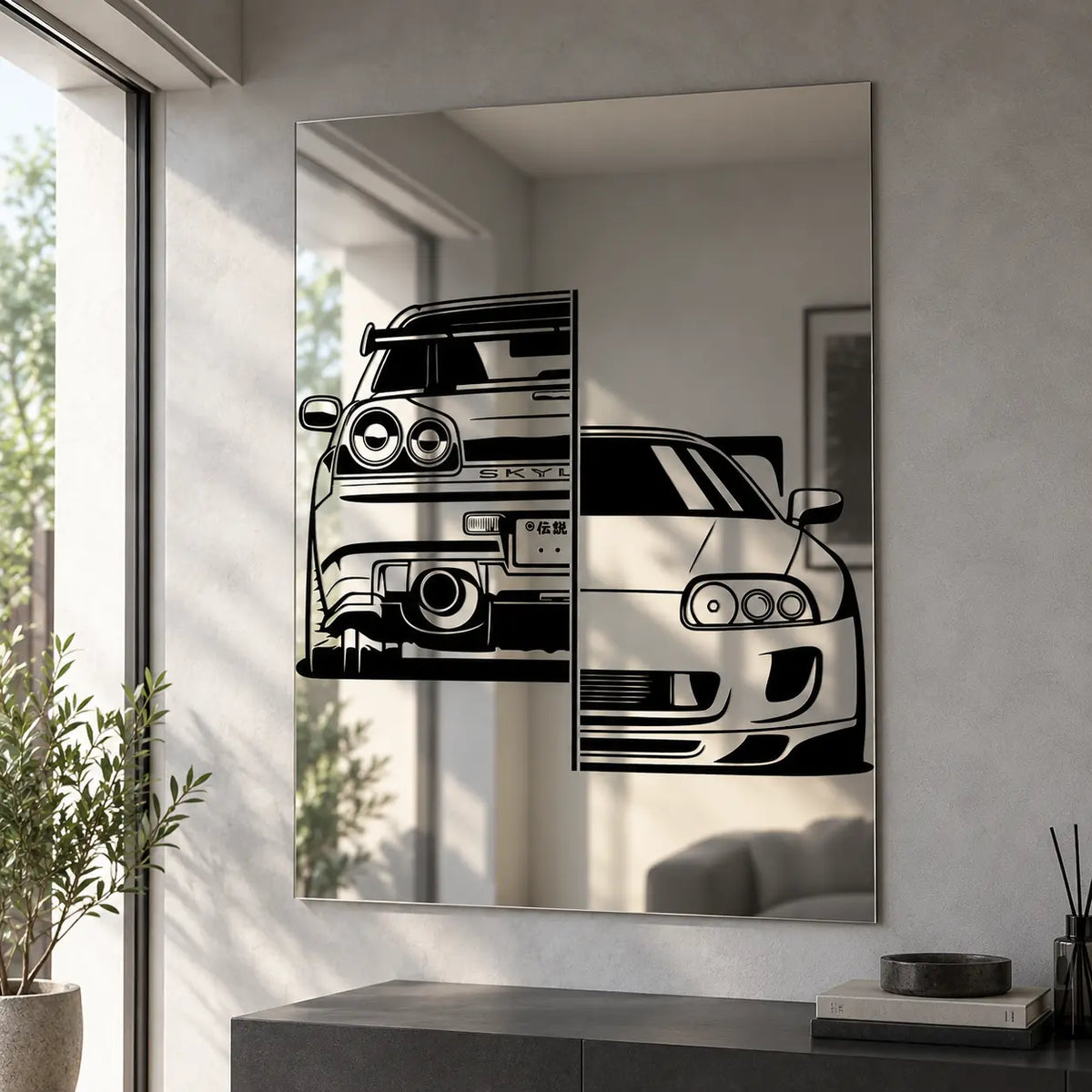 SKYLINE VINTAGE MIRROR